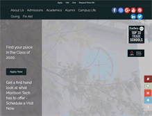 Tablet Screenshot of morrisontech.edu